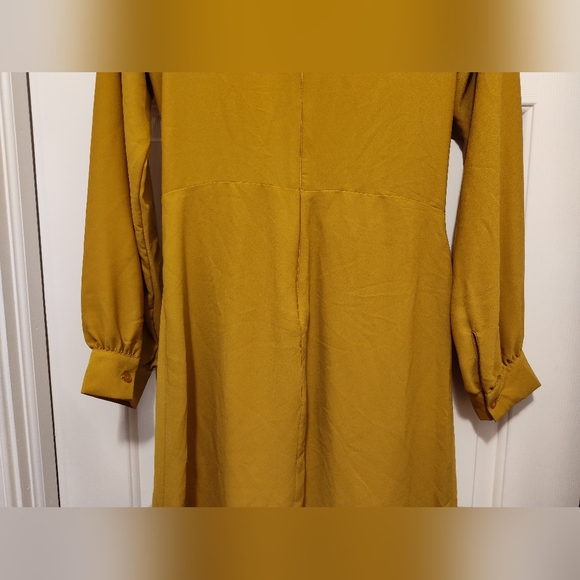NWT Yellow Bailey Front Tie Dress by Timing - Picture 10 of 14